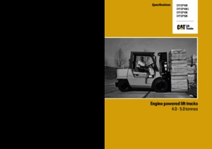 Chariots élevateurs frontaux diesel Caterpillar DP40K