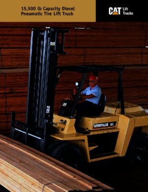 Chariots élevateurs frontaux diesel Caterpillar DP70