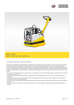 Plaques vibrantes réversibles Wacker Neuson DPU5545H