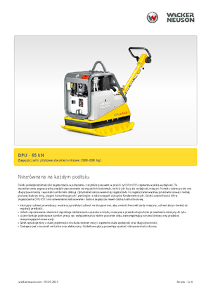 Plaques vibrantes réversibles Wacker Neuson DPU6555He