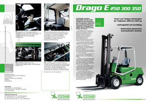 Chariots élevateurs frontaux diesel Cesab Drago 350 E