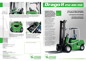Chariots élevateurs frontaux diesel Cesab Drago 350 H