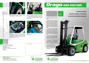 Chariots élevateurs frontaux diesel Cesab Drago 400