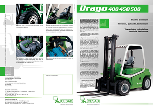 Chariots élevateurs frontaux diesel Cesab Drago 400