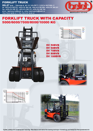 Chariots élevateurs frontaux diesel Belet DV 100 BVB