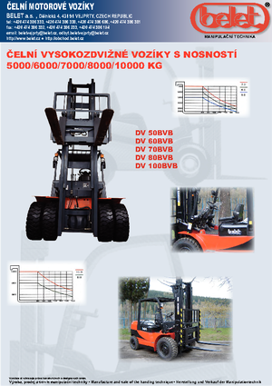Chariots élevateurs frontaux diesel Belet DV 60 BVB