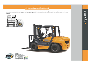 Chariots élevateurs frontaux diesel OMG Ergos 100 D