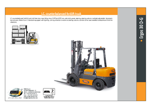 Chariots élevateurs frontaux diesel OMG Ergos 30 D