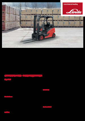 Chariots élevateurs frontaux à gaz Linde H50T EVO