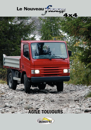 Véhicules communaux multi-usages à diesel diesel Bonetti F 100 X