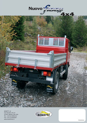 Véhicules communaux multi-usages à diesel diesel Bonetti F 100 X