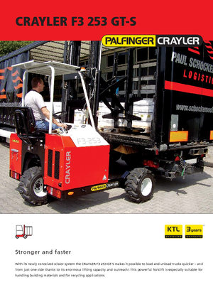 Chariots élévateurs  embarqués diesel Palfinger F3 253 GT-S