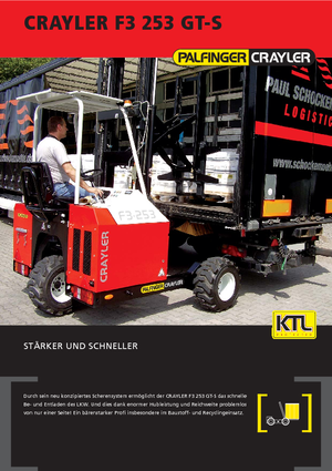 Chariots élévateurs  embarqués diesel Palfinger F3 253 GT-S