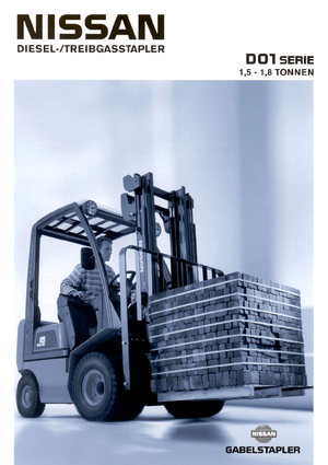 Chariots élevateurs frontaux diesel Nissan FD 01 A 18 Q