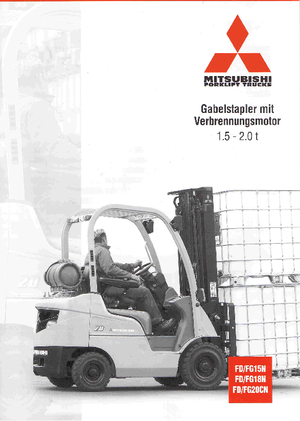 Chariots élevateurs frontaux diesel Mitsubishi FD20CN