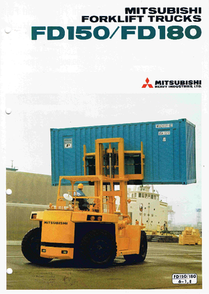 Chariots élevateurs frontaux diesel Mitsubishi FD 150