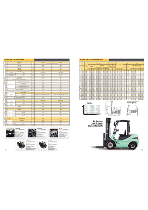 Chariots élevateurs frontaux diesel Maximal FD 20 T-M2GF3