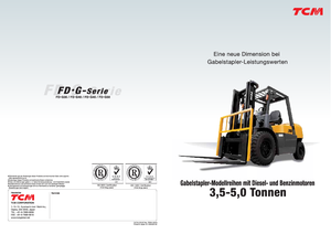 Chariots élevateurs frontaux diesel TCM FD 45 T 2