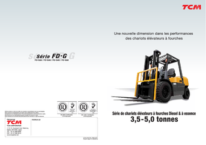 Chariots élevateurs frontaux diesel TCM FD 35 T 2