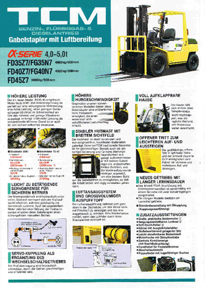 Chariots élevateurs frontaux diesel TCM FD 45 Z 7