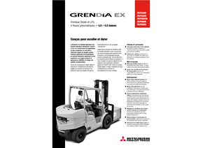 Chariots élevateurs frontaux diesel Mitsubishi FD 40 N