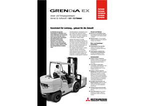 Chariots élevateurs frontaux diesel Mitsubishi FD 40 N