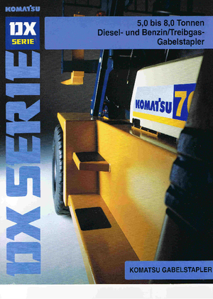 Chariots élevateurs frontaux diesel Komatsu FD 80-6