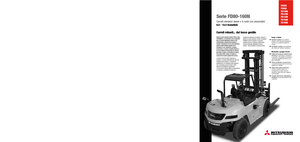 Chariots élevateurs frontaux diesel Mitsubishi FD100N