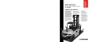 Chariots élevateurs frontaux diesel Mitsubishi FD100N