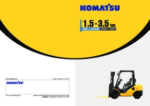 Chariots élevateurs frontaux diesel Komatsu FD 30 T 14