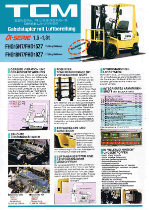 Chariots élevateurs frontaux diesel TCM FHD 15 Z 7