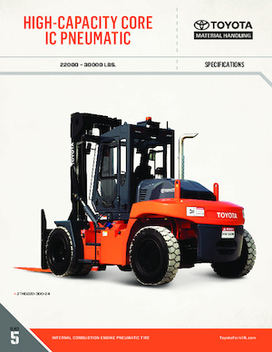 Chariots élevateurs frontaux diesel Toyota 2THD280-24