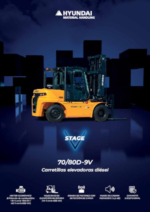 Chariots élevateurs frontaux diesel Hyundai 70D-9V