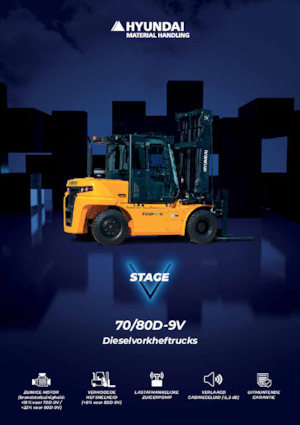 Chariots élevateurs frontaux diesel Hyundai 70D-9V