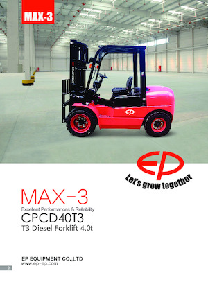 Chariots élevateurs frontaux diesel EP CPC40T3