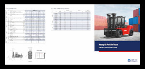 Chariots élevateurs frontaux diesel Sinomach CPCD160