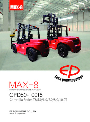 Chariots élevateurs frontaux diesel EP CPCD100T8