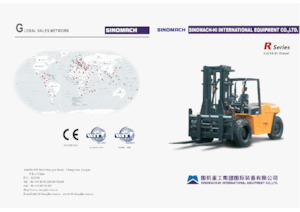 Chariots élevateurs frontaux diesel Sinomach CPCD80