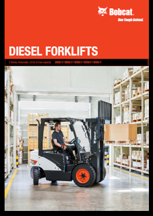 Chariots élevateurs frontaux diesel Bobcat D25S-7