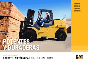 Chariots élevateurs frontaux diesel Caterpillar DP100N3