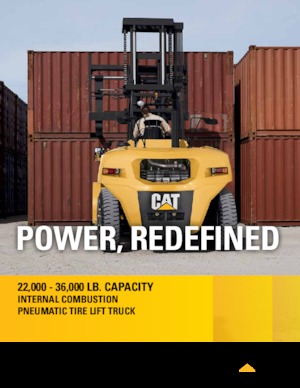Chariots élevateurs frontaux diesel Caterpillar DP135N2