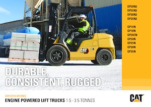 Chariots élevateurs frontaux diesel Caterpillar DP30N3