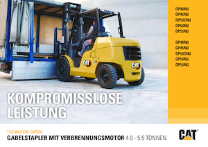 Chariots élevateurs frontaux diesel Caterpillar DP40N3