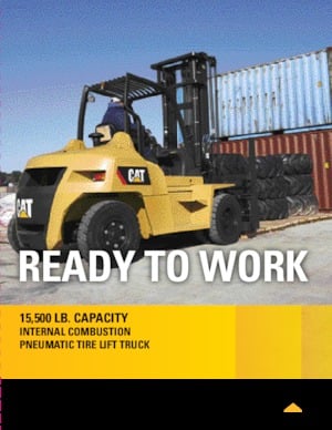 Chariots élevateurs frontaux diesel Caterpillar DP70N1