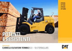 Chariots élevateurs frontaux diesel Caterpillar DP80N3
