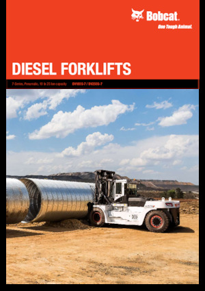 Chariots élevateurs frontaux diesel Bobcat DV250S-7