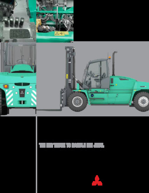 Chariots élevateurs frontaux diesel Mitsubishi FD160L6P