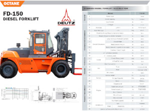 Chariots élevateurs frontaux diesel OCTANE FD150