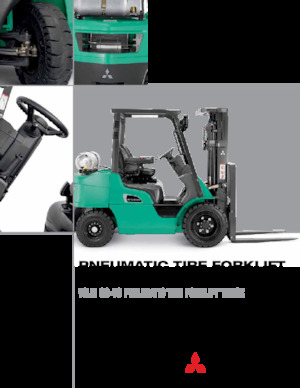 Chariots élevateurs frontaux diesel Mitsubishi FD33N