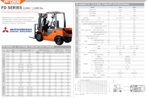 Chariots élevateurs frontaux diesel OCTANE FD30